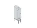 locker voor scheiding van kleding,HxBxD 2120x400x815mm,1vak