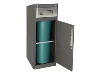 afvalbak,80l,HxBxD 1060x420x420mm,brandbeveiligingsklasse A1 - 2