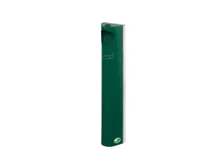 Wandasbak 3.5 liter 550x110x85mm Ral6005 Groen Slot Staal - 1