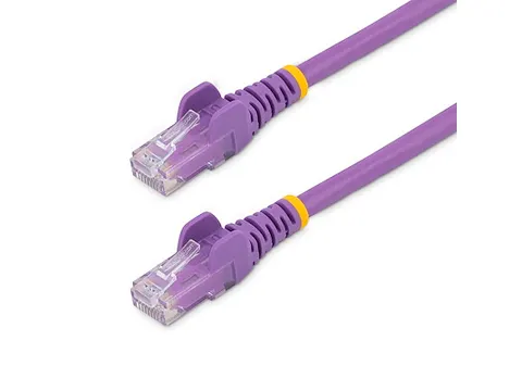 0,5m gigabit snagless RJ45 UTP Cat6 patchkabel paars