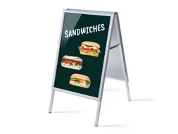 Stoepbord A1 complete set met print "Sandwiches"