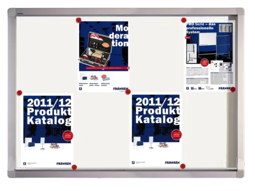 Vitrine Binnen En Buiten 8xa4 Schrijfbord 700x980x45mm