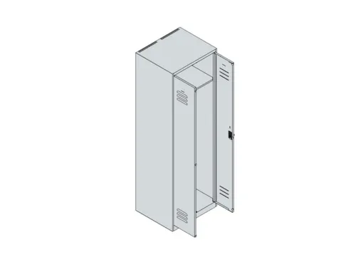 PBM-locker,HxBxD 1850x600x500mm,2vak,vak B 300mm,cil.-slot