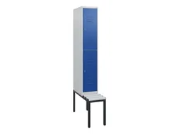 Dubbeldekse dekenkist,HxBxD 1950x300x815mm,1x2vak.,vak B 300mm