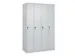 locker voor scheiding van kleding,HxBxD 1850x1200x500mm,4vak