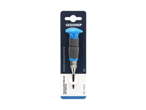 GEDORE 101 Automatische middenstempel met punt en handbeschermer
