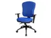 Bureaustoel Topstar Wellpoint 30 SY blauw stof