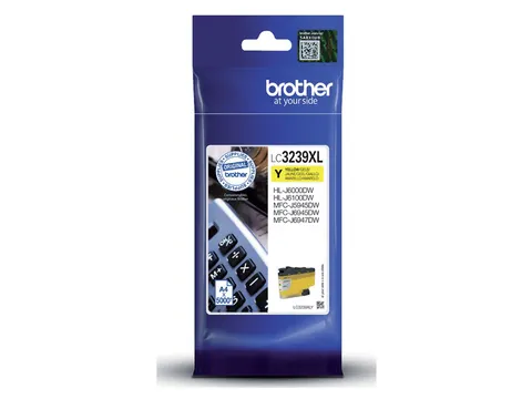 Inktcartridge Brother LC-3239XL geel HC