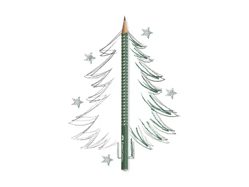 Potlood Faber-Castell Grip sparkle 9 kokers elk 48 potloden