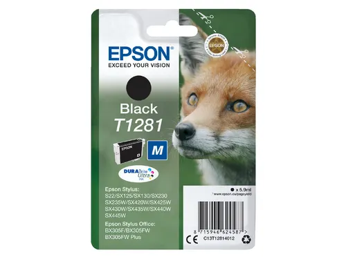Inktcartridge Epson T1281 Zwart C13T12814012