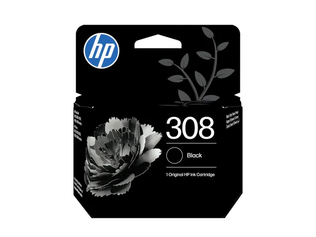 HP 308 Inktcartridge Zwart 7FP21UE Origineel