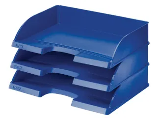 Brievenbak Leitz 5218 Plus dwars blauw A4+ - 2