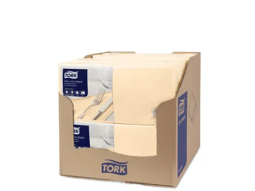 Tork 477866 Soft Lunchservet Advanced Zand 33x33cm