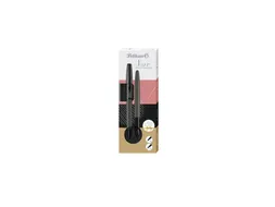 Schrijfset Pelikan Jazz Noble Elegance K36+P36 metaal stone