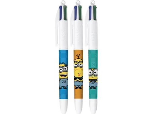Colours Minions 4-kleurenbalpen medium display 40 stuks