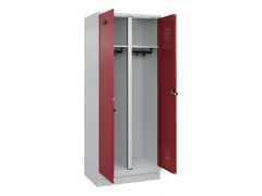 locker voor scheiding van kleding,HxBxD 1950x800x500mm,2vak