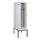 locker met bank,voor scheiding van kleding,HxBxD 2120x600x815mm,2vak