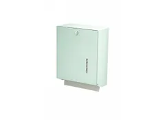 Handdoekdispenser Rvs Wit Groot C-vouw Z-vouw