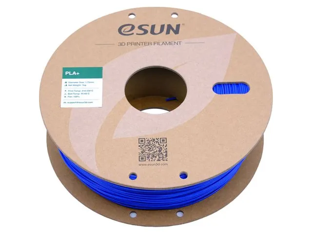 eSUN PLA+ 3D printer Filament 1,75mm Blauw 1kg