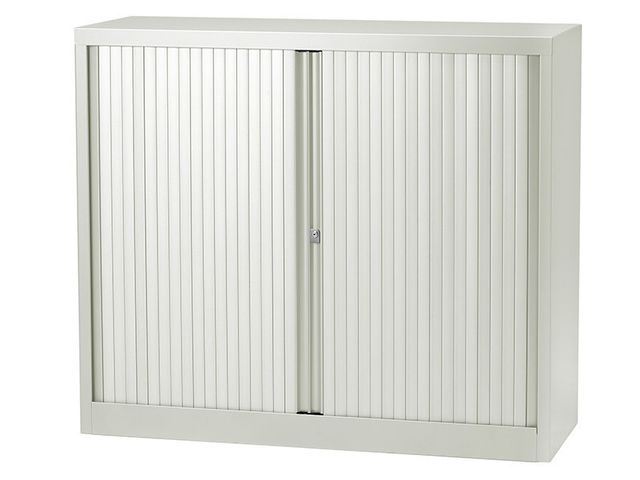 Roldeurkast Inclusief 2 Legborden Lichtgrijs 103x100x43mm | ArchiefkastOnline.nl