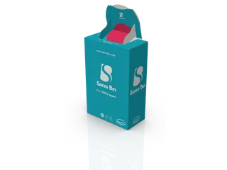 Sanni Bin disposable hygiënebak 14 liter karton (10 stuks) - 1
