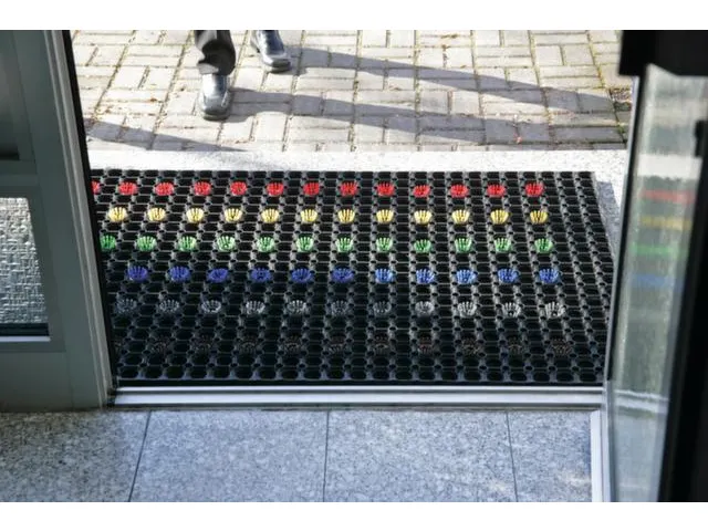Schoonloopmat Rubber 100x150 Cm Gewicht 9kg/m² Shore Hardheid 55