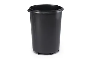 Afvalbak Durabin Round 40 Liter Zwart - 1