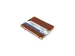 Schetsboek Kangaro A5 landscape cognac PU HC 80 vel 140gr roomwit met