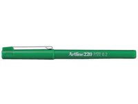 Fineliner Artline 220 rond 0.2mm groen