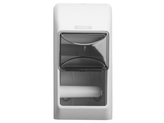 Dispenser Katrin 92384 toiletpapier standaard wit | ToiletHygieneShop.nl