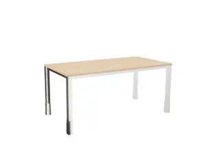 In hoogte verstelbaar bureau,HxBxD 720-840x1600x800mm,NE-esdoorn - 2