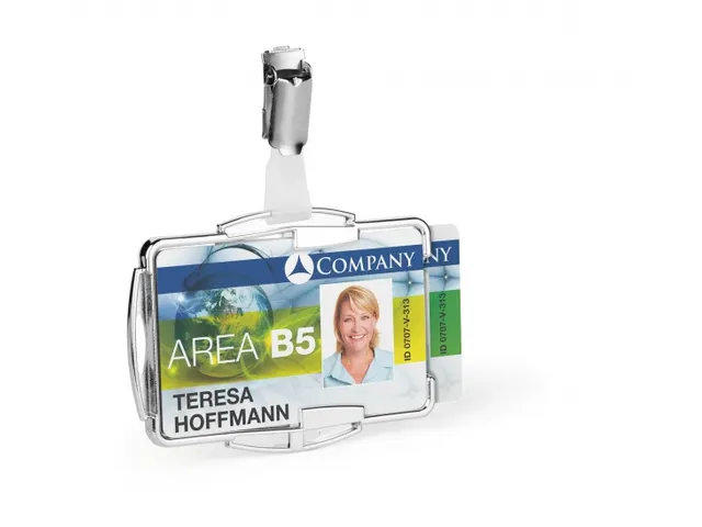 Durable Badge Zilver 54x87mm Rfid Secure Duo