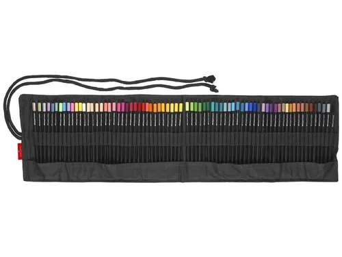 Kleurpotlood Faber-Castell Black Edition 72 stuks in roletui zwart