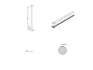 Addit Kabelbinders klittenband 12x250mm Wit 10 stuks - 3