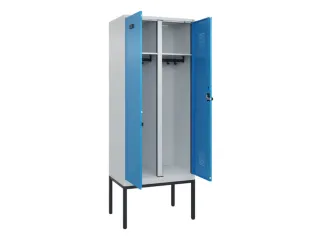 locker voor scheiding van kleding,HxBxD 2120x800x500mm,2vak - 1