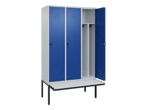 locker voor scheiding van kleding,HxBxD 2120x1200x815mm,3vak