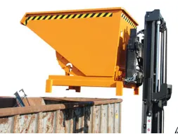 Zwaarlast-kiepbak,HxLxB 970x1260x1105mm,0,6m³,draagverm. 4000kg