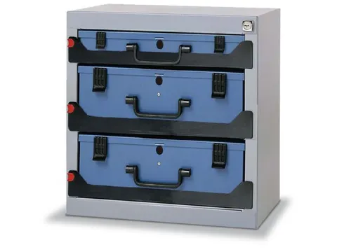 Opbergtoren Met Assortimentskoffers Plaatstaal 416x256mm Koffer A+2x E