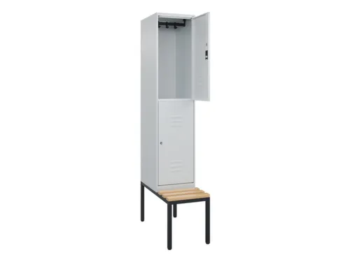 Dubbeldekse dekenkist,HxBxD 2120x400x815mm,1x2vak.,vak B 400mm