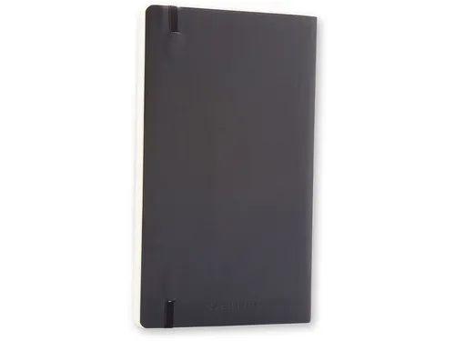 Notitieboek Moleskine large 130x210mm ruit 5x5mm soft cover zwart
