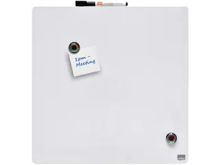 Nobo magnetische droog uitwisbare Mini Whiteboard tegel 36x36cm Wit - 1