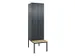locker voor scheiding van kleding,HxBxD 2120x600x815mm,2vak