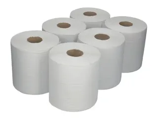 Blanco Centerfeed Poetspapier 1-laags wit 270m/18cm Doos 6 rol/771 vel - 1