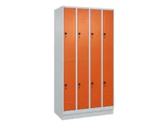 dubbeldekse locker,HxBxD 1950x1000x500mm,4x2vak.,vak B 250mm