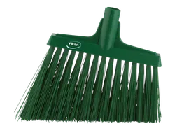 Hygiene 2914-2 Hoekbezem Groen harde lange schuine vezels 290m