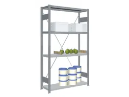 Rvs Inhaakstelling Basis 1750x1060x335mm 4legborden Vaklast 200kg