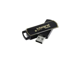 USB stick 3.0 Integral Secure 360 USB-A 32GB zwart - 1