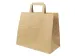 Sac papier kraft avec poignées marron 32x26cm 250 pièces
