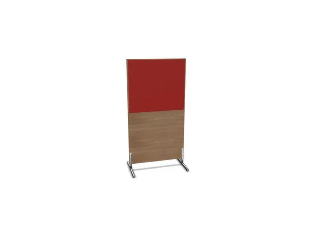 scheidingswand,HxB 1545x800mm,NT-cherry,BN4011-rood