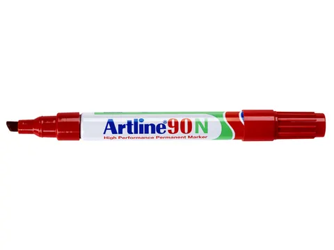 Viltstift Artline 90 schuin 2-5mm rood